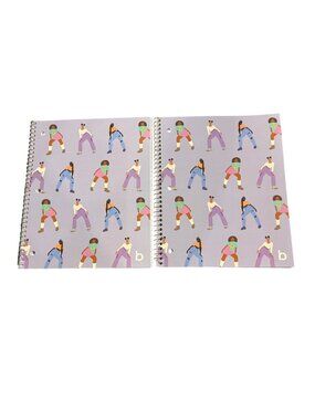 Set of 2 Be Rooted 1-Subject Notebook With Fun Illustration Cover 70 Sheets Line